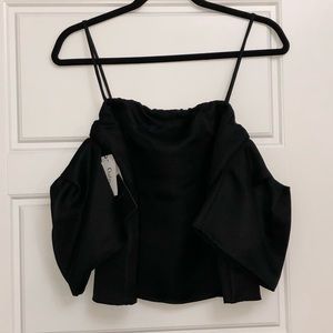 Aritzia off the shoulder crop top